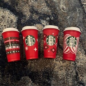 Starbucks Red Holiday Cups